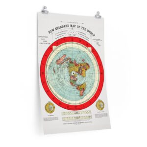 Gleason 1892 Map Premium Matte Vertical Poster