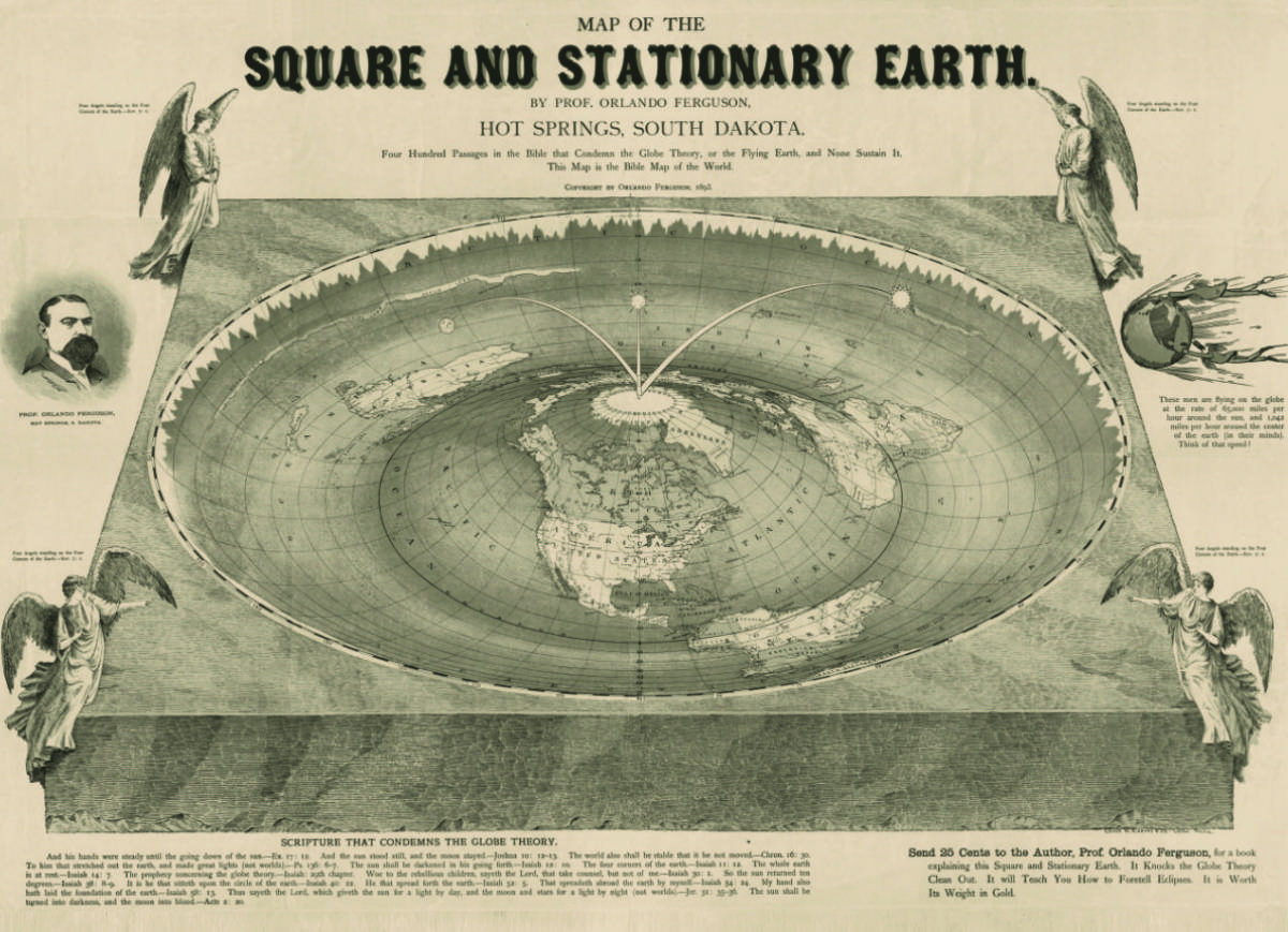 Square Earth Map